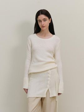 dankedir Double civet Wool long sleeve knit -