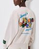 DANZY DANZY Farmers Market Crew Sweatshirt Cream - 2