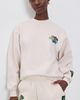 DANZY DANZY Farmers Market Crew Sweatshirt Cream - 3