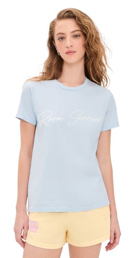 DANZY DANZY Room Service Vintage Fit Tee Blue