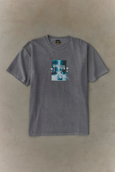 Dark Seas Dark Seas Hazy Dayz Graphic Heavyweight Tee in Grey, Men's at Urban Outfitters