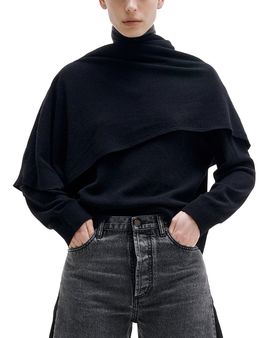 Darkpark Darkpark Addison Wool Cashmere Knit Scarf Top