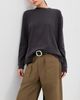 DARKPARK DARKPARK Ally Tail Tee Dark Plum - 2