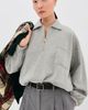 DARKPARK DARKPARK Alva Cropped Sweatshirt Grey Melange - 2