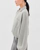 DARKPARK DARKPARK Alva Cropped Sweatshirt Grey Melange - 4