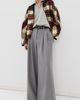 DARKPARK DARKPARK Alva Cropped Sweatshirt Grey Melange - 5