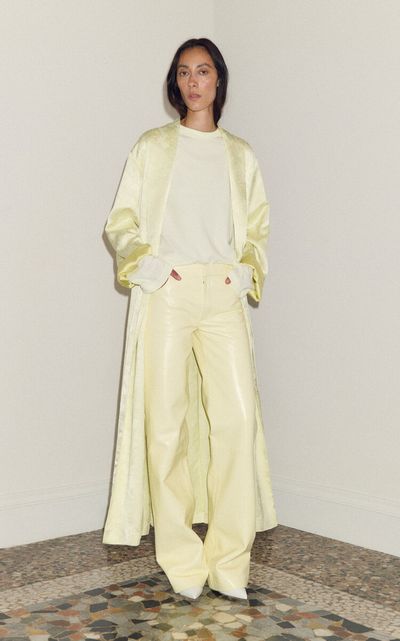 DARKPARK DARKPARK Ariana Leather LowRise Flared Pants