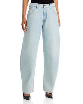 Darkpark Darkpark Barrel Jeans in Bleached Baby Blue