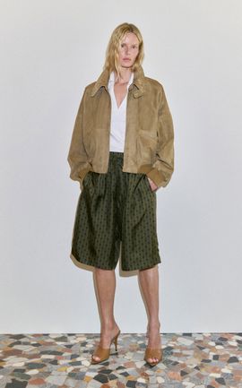 DARKPARK DARKPARK Brad Printed Silk Jogger Shorts