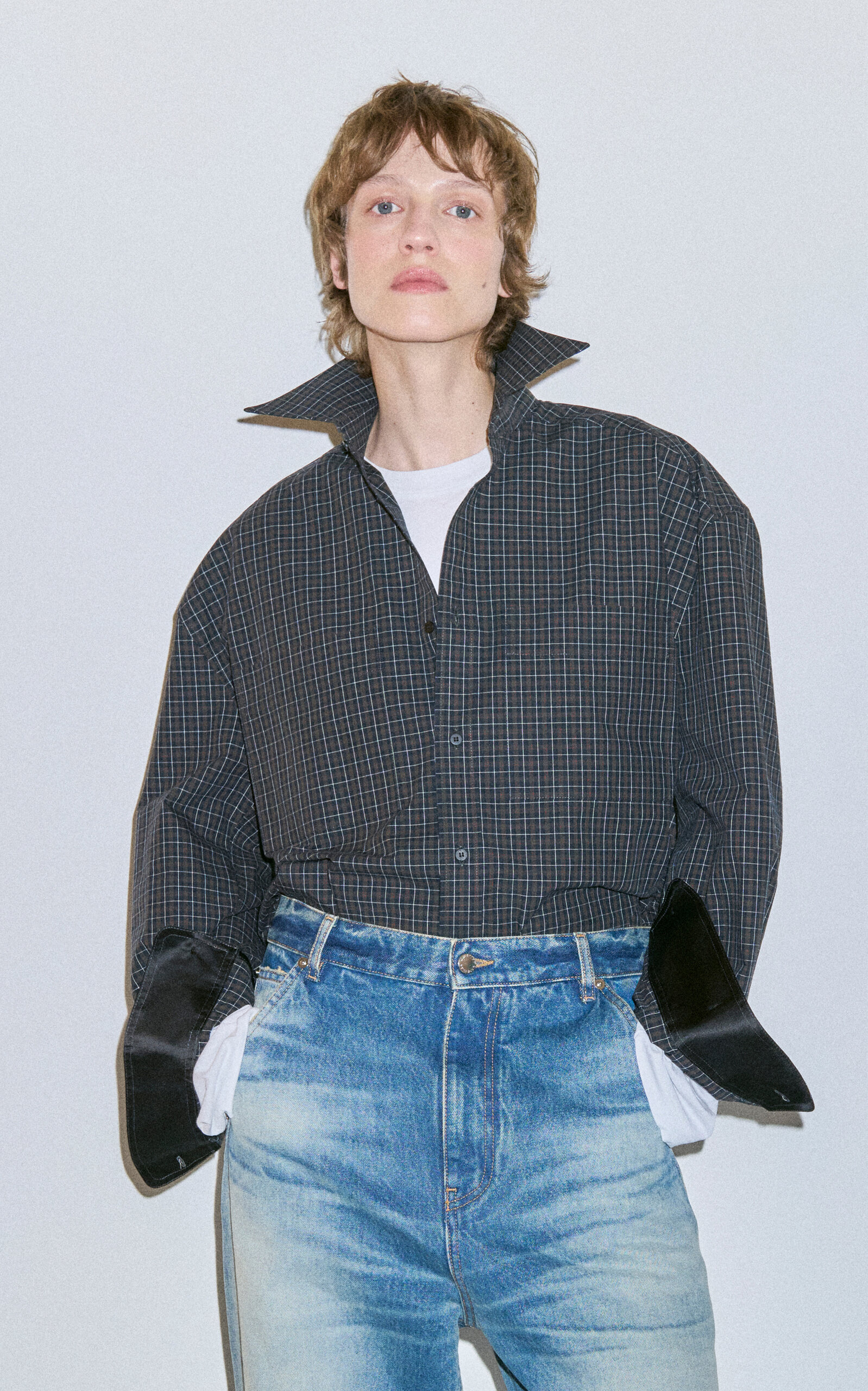 DARKPARK DARKPARK Camila Checked Cotton Shirt
