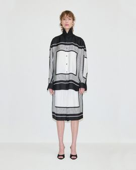 DARKPARK DARKPARK Camila Printed Silk Long Sleeve Shirt