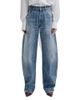 Darkpark Darkpark Cotton Barrel Leg Jeans in Blue - 1