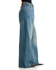 Darkpark Darkpark Cotton Fold Over Waist Wide Leg Jeans in Sand Wash - 4
