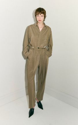 DARKPARK DARKPARK Devon Belted Wool Drop Pants