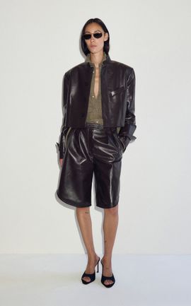 DARKPARK DARKPARK Gean Leather Shorts
