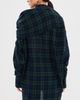 DARKPARK DARKPARK Georgia Detachable Scarf Button Down Shirt Blue/Green/White - 3