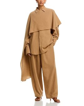 Darkpark Darkpark Georgia Wool Cashmere Detachable Scarf Shirt