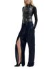 Darkpark Darkpark High Rise Zip Trim Cargo Pants - 4