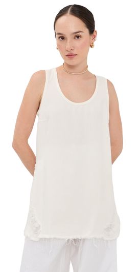 DARKPARK DARKPARK Ivy Tencel Denim Tank Top Washed White