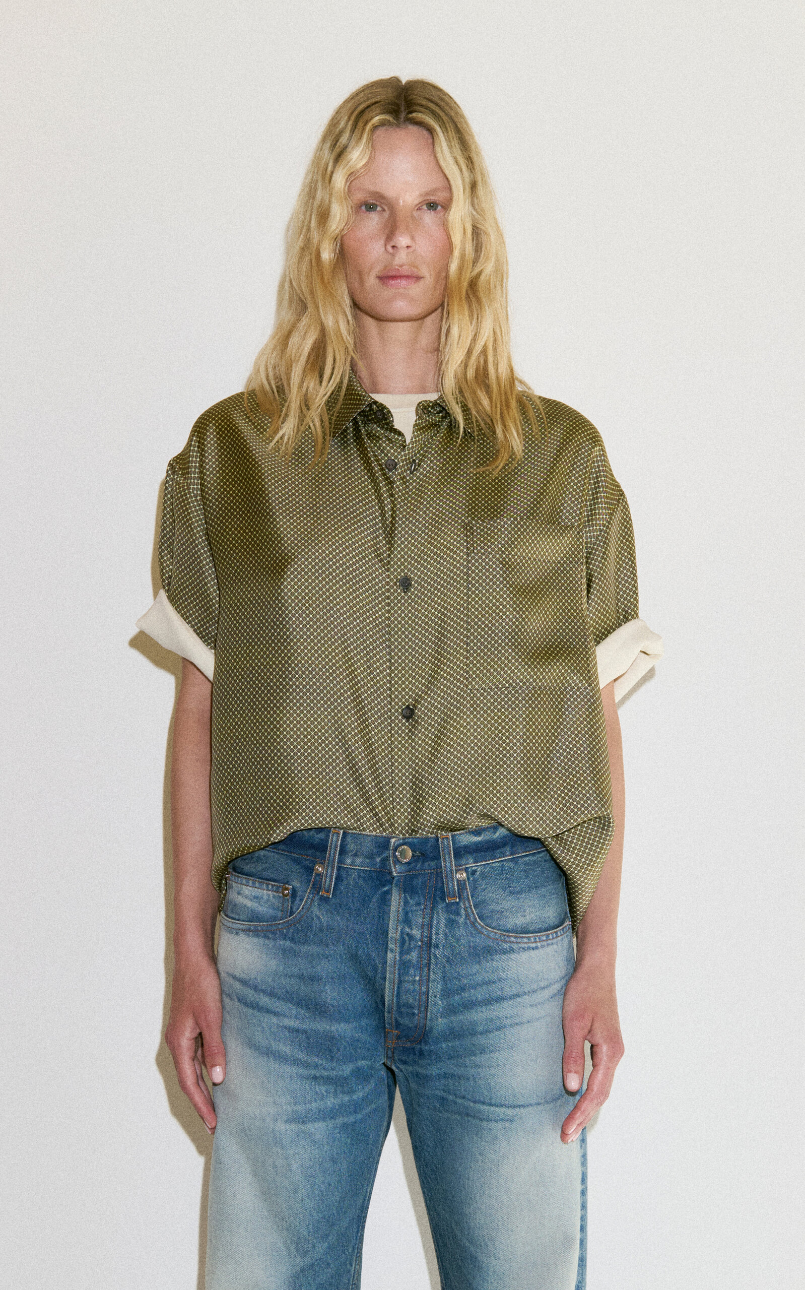 DARKPARK DARKPARK Karl Silk Printed Shirt