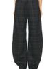 DARKPARK DARKPARK Khris Tartan Check Barrel Leg Pants - 1