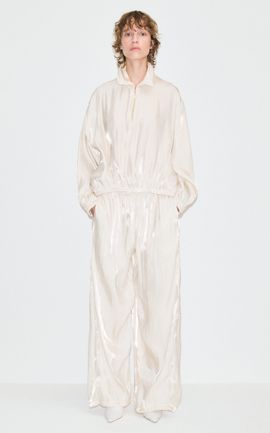 DARKPARK DARKPARK Leni SemiSheer Satin WideLeg Pants