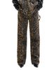 Darkpark Darkpark Leopard Print High Rise Loose Jeans in Leopard - 1