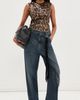 DARKPARK DARKPARK Lisa Loose Fit Denim with Hand Woven Wool Chain Fairfax Blue - 2
