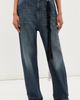 DARKPARK DARKPARK Lisa Loose Fit Denim with Hand Woven Wool Chain Fairfax Blue - 3