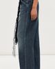 DARKPARK DARKPARK Lisa Loose Fit Denim with Hand Woven Wool Chain Fairfax Blue - 5