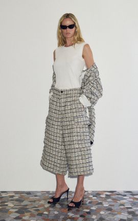 DARKPARK DARKPARK Naty CottonBlend Tweed Culotte Pants
