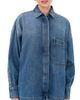 DARKPARK DARKPARK Paola Tencel Denim Wrapped Shirt Blue Oslo - 1