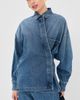 DARKPARK DARKPARK Paola Tencel Denim Wrapped Shirt Blue Oslo - 2
