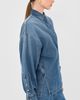 DARKPARK DARKPARK Paola Tencel Denim Wrapped Shirt Blue Oslo - 4