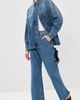 DARKPARK DARKPARK Paola Tencel Denim Wrapped Shirt Blue Oslo - 5