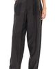 DARKPARK DARKPARK Phebe Chain Adorned Double Sided Wide-Leg Pants Black - 1