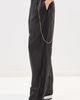 DARKPARK DARKPARK Phebe Chain Adorned Double Sided Wide-Leg Pants Black - 4