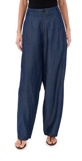 DARKPARK DARKPARK Phebe Chambray Wide Leg Pants Blue Denim