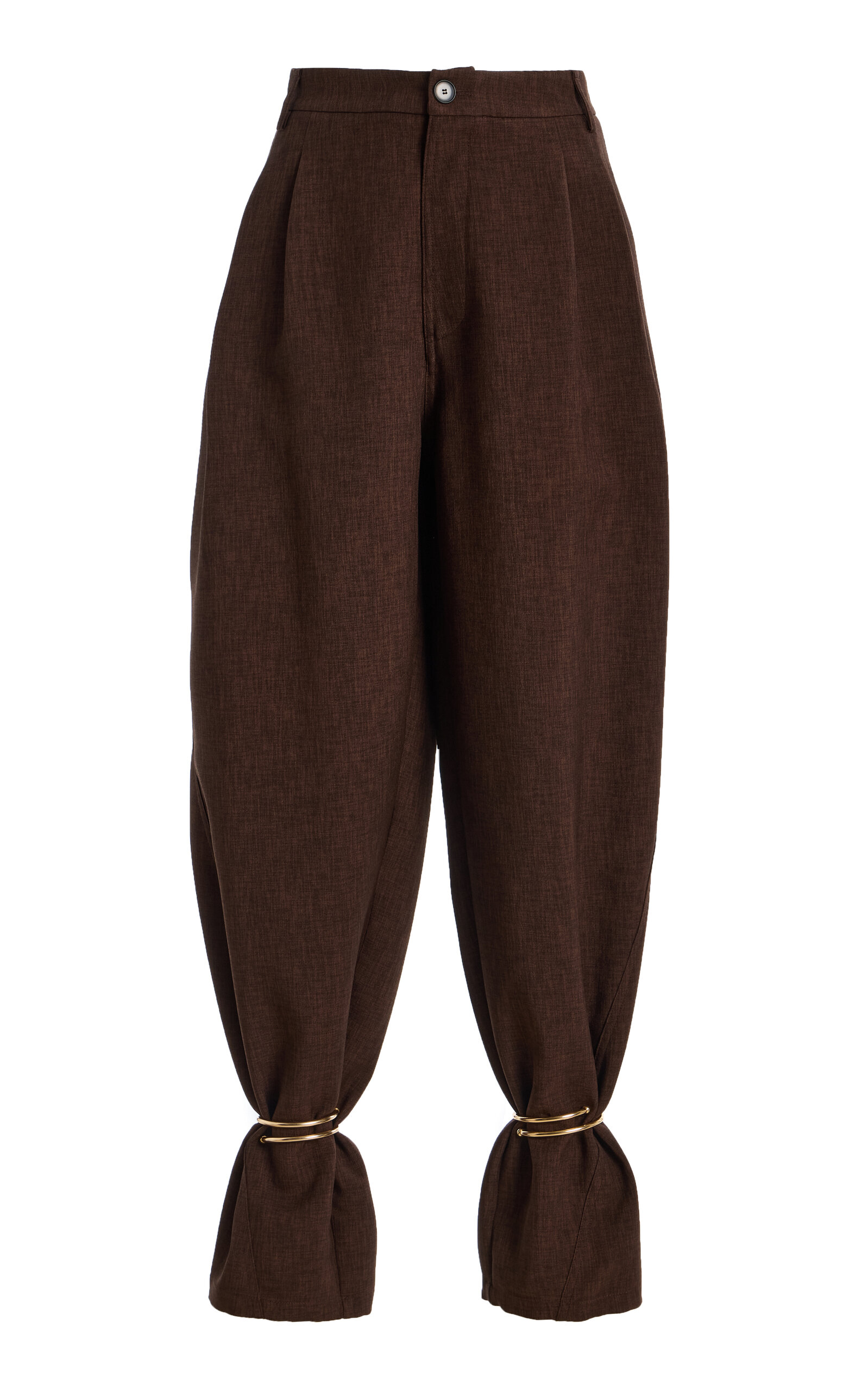 DARKPARK DARKPARK Phebe CuffDetailed WideLeg Comfort Suit Pants