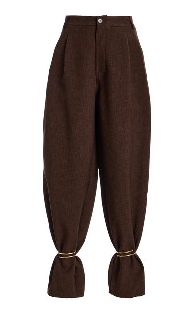 DARKPARK DARKPARK Phebe CuffDetailed WideLeg Comfort Suit Pants