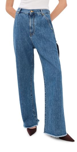 DARKPARK DARKPARK Sienna Loose Side Split Jeans Blue Malibu