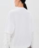 DARKPARK DARKPARK Troy Double Sleeve Feather Tee White - 3