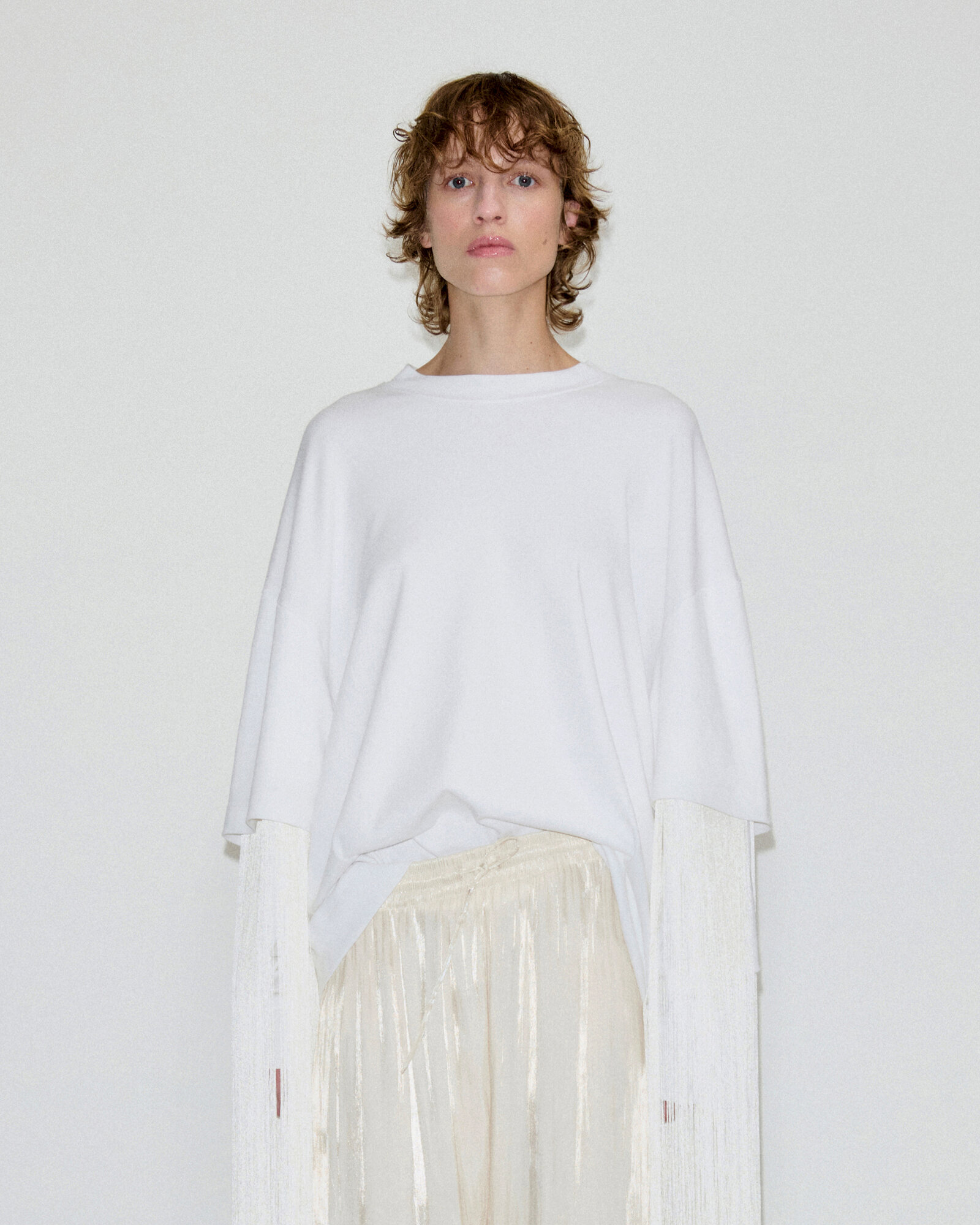 DARKPARK DARKPARK Troy Fringed Cotton Top