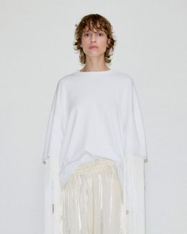 DARKPARK DARKPARK Troy Fringed Cotton Top