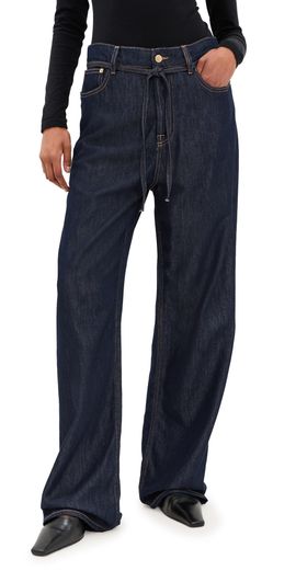 DARKPARK DARKPARK Vick Relaxed Loose Fit Jeans Raw Blue Denim