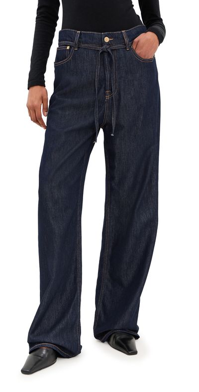 DARKPARK DARKPARK Vick Relaxed Loose Fit Jeans Raw Blue Denim