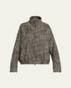 DARKPARK Lee Oversized Herringbone Bomber Jacket - 1