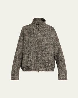 DARKPARK Lee Oversized Herringbone Bomber Jacket