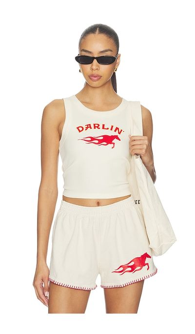 Darlin Darlin Hot Bronc Crop Tank