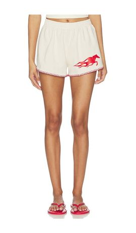 Darlin Darlin Hot Bronc Heavy Fleece Short